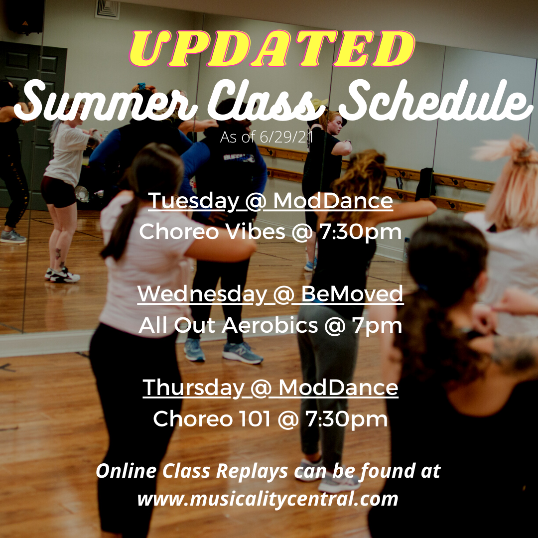 Schedule and Classes Offered | Musicality Central