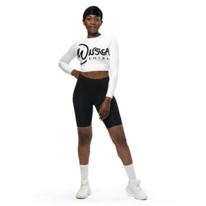 Musicality Central Recycled long-sleeve crop top