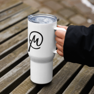 MC Travel mug with a handle